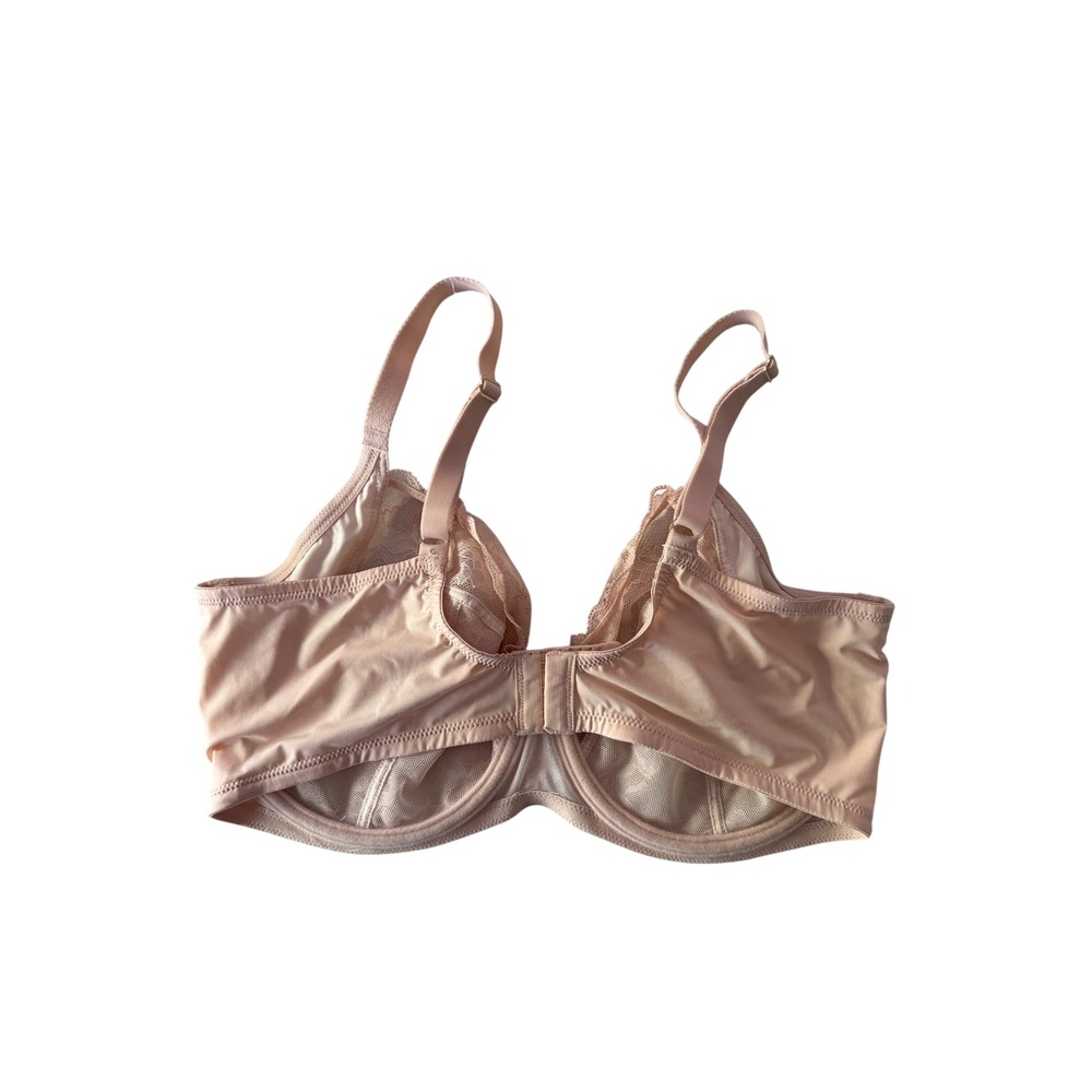 Natori Statement Full Figure Underwire Bra 36DDD Cameo Pink Lace 746211 NEW - Picture 2 of 4
